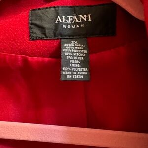 Alfani Knee length wool blend coat